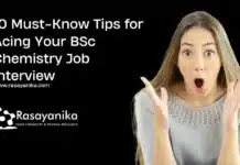 10 Must-Know Tips for Acing Your BSc Chemistry Job Interview 10 Must-Know Tips for Acing Your BSc Chemistry Job Interview
