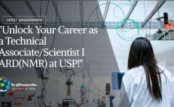 Freshers Chemistry Job, Appy For Technical Associate/Scientist I ARD(NMR) at USP! Freshers Chemistry Job, Appy For Technical Associate/Scientist I ARD(NMR) at USP!