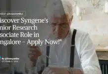 Syngene Senior Research Associate Role – Chemistry Apply Now! "Discover Syngene's Senior Research Associate Role in Bangalore - Apply Now!"
