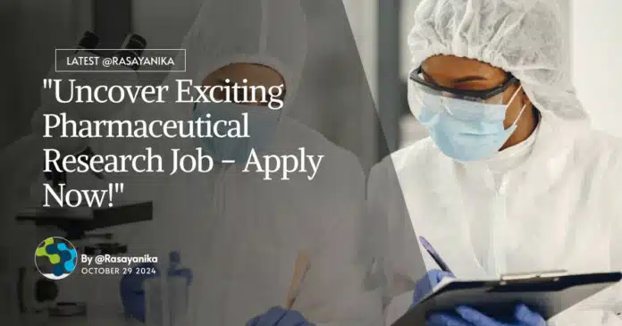 NIPER Chemistry JRF Recruitment - Applications Invited NIPER Chemistry JRF Recruitment - Applications Invited