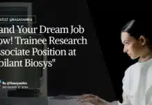 Freshers Trainee Research Associate Position at Jubilant Biosys, Apply Now Freshers Analytical Chemistry Jobs at Jubilant Biosys, Apply Now for Trainee Role