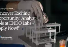 Analyst Role at ENDO Labs – MSc Chemistry Apply Now! "Uncover Exciting Opportunity: Analyst Role at ENDO Labs - Apply Now!"