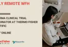 Fully Remote WFH BPharma Clinical Trial Coordinator at Thermo Fisher Scientific – Apply Online Fully Remote WFH Job