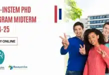 PhD Program at inStem – Midterm Entry Stream 2024-25, Registrations Open! BRIC-inStem PhD Program Midterm 2024-25