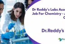 Dr Reddy’s Labs Associate Job For Chemistry – Apply Online Dr Reddy's Labs Associate Job For Chemistry - Apply Online