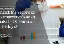 Pharma Analytical Scientist at Dr. Reddy’s! Apply Now Dr Reddy's Pharma Analytical Scientist Job Opening - Apply Now