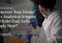Analytical Scientist at Dr Reddy’s – Chem & Pharma Apply Now! Analytical Scientist at Dr Reddy's – Chem & Pharma Apply Now!