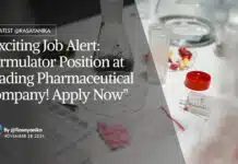 Exciting Job Alert: Formulator Position at Cipla! Apply Now Cipla MPharma Job Openings - Apply Online For Formulator Role