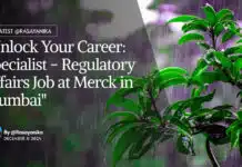 Pharma Regulatory Affairs Job at Merck – Apply Online "Unlock Your Career: Specialist - Regulatory Affairs Job at Merck in Mumbai"