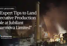 Executive Production Role at Jubilant Pharmova Limited – Chemical Engg & Chemistry Apply "5 Expert Tips to Land Executive Production Role at Jubilant Pharmova Limited"