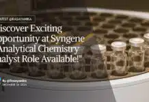 Discover Exciting Opportunity at Syngene – Analytical Chemistry Analyst Role Available! Analytical Chemistry Job at Syngene - Apply Online Now