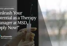 Therapy Manager at MSD, BPharma Apply Now! "Unleash Your Potential as a Therapy Manager at MSD, Apply Now!"