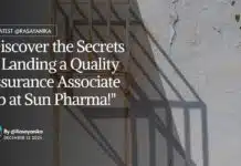 Quality Assurance Associate Job at Sun Pharma! Apply Now Quality Assurance Associate Job at Sun Pharma! Apply Now