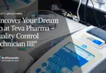 Teva Pharma Quality Control Technician Role – Apply Now "Uncover Your Dream Job at Teva Pharma - Quality Control Technician III!"