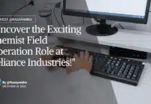 Exciting Chemist Field Operation Role at Reliance Industries! Apply Now "Uncover the Exciting Chemist Field Operation Role at Reliance Industries!"