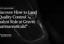 Quality Control Analyst Role at Graviti Pharmaceuticals! Apply Now "Discover How to Land a Quality Control Analyst Role at Graviti Pharmaceuticals!"