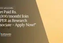 Get Paid Rs. 58,000/month! NIPER Research Associate – MPharma Apply Now! NIPER Pharma Research Vacancy - Applications Invited