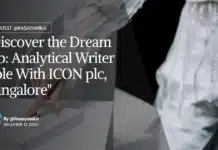 Pharmacology Analytical Writer Role With ICON plc, Apply Now Pharmacology Analytical Writer Role With ICON plc, Apply Now