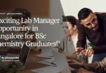 Lab Manager Position Available at Alcon! Apply Now! "Exciting Lab Manager Opportunity in Bangalore for BSc Chemistry Graduates!"