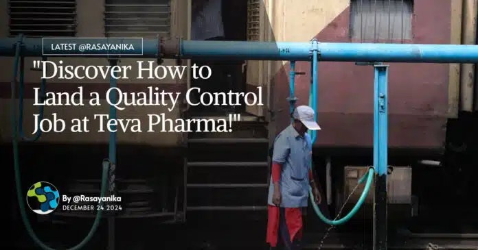 "Discover How to Land a Quality Control Job at Teva Pharma!" "Discover How to Land a Quality Control Job at Teva Pharma!"