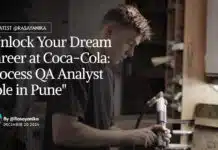 Coca-Cola Process QA Analyst Role For Chemistry, Apply Online "Unlock Your Dream Career at Coca-Cola: Process QA Analyst Role in Pune"