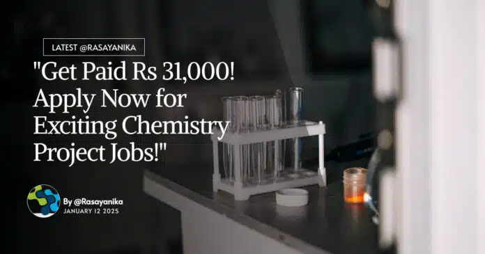 CSIR-CSMCRI Chemistry Project Vacancy - Apply Now CSIR-CSMCRI Chemistry Project Vacancy - Apply Now