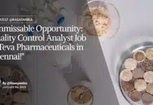 Quality Control Analyst Job at Teva Pharmaceuticals – Apply Now "Unmissable Opportunity: Quality Control Analyst Job at Teva Pharmaceuticals in Chennai!"