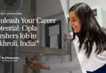 Cipla Freshers Job For MSc – Apply Online Freshers Organic Chemistry Jobs at Cipla - Apply Online