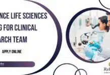 Reliance Life Sciences Hiring For Clinical Research Team – Apply Online Reliance Life Sciences Clinical Research Job