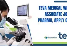 Teva Medical Writing Associate Job For Pharma, Apply Online Teva Medical Writing Associate Job