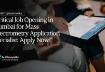Mass Spectrometry Application Specialist at Bruker: Chemistry Apply Now! "Critical Job Opening in Mumbai for Mass Spectrometry Application Specialist: Apply Now!"