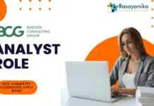 Analyst Role at BCG Vantage – MSc Chemistry Candidates Apply Now! Analyst Role at BCG Vantage New