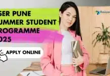 IISER Pune Summer Student Programme 2025 – Applications Invited IISER Pune Summer Student Programme 2025