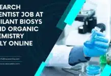 Research Scientist Job at Jubilant Biosys – PhD Organic Chemistry Apply Online Research Scientist Job at Jubilant Biosys