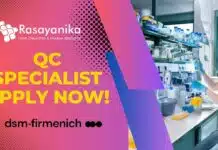 Join dsm-firmenich as a QC Specialist – Innovate for a Better Future! QC Specialist Job at dsm-firmenich | Apply Now!