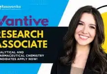 Research Associate Job at Vantive – Chem & Pharma Candidates Apply Now! Research Associate Job at Vantive in Bengaluru- Analytical and Pharmaceutical Chemistry Candidates Apply Now!