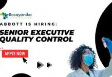Abbott is Hiring: Senior Executive Quality Control – Apply Now Abbott is Hiring: Senior Executive Quality Control – Apply Now