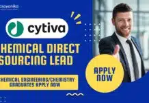 Cytiva: Chemical Direct Sourcing Lead – Chemical Engineering/Chemistry Graduates Apply Now Cytiva Chemical Direct Sourcing Lead - Chemical EngineeringChemistry Graduates Apply Now