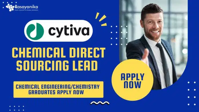 Cytiva Chemical Direct Sourcing Lead - Chemical EngineeringChemistry Graduates Apply Now Cytiva Chemical Direct Sourcing Lead - Chemical EngineeringChemistry Graduates Apply Now