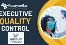 Hiring Alert: Executive – Quality Control at Jubilant Pharmova | Apply Now Executive - Quality Control Job at Jubilant Pharmova Apply Today