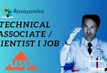 Freshers Jobs For Chemistry – Apply at USP Technical Associate / Scientist I Job at USP | Apply Now