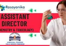 Govt HPPSC Assistant Director Job Opportunity in Chemistry & Toxicology! HPPSC Assistant Director (Chemistry & Toxicology) – Apply Now!!