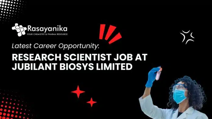 Latest Career Opportunity Research Scientist Job at Jubilant Biosys Limited- Apply Now (1) Latest-Career-Opportunity-Research-Scientist-Job-at-Jubilant-Biosys-Limited-Apply-Now