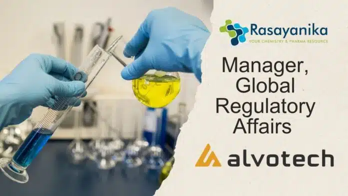 Manager, Global Regulatory Affairs at Alvotech Apply Now Manager, Global Regulatory Affairs at Alvotech | Apply Now