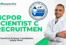 NCPOR Scientist C Recruitment: Chemical Science Candidates Apply Now! NCPOR Scientist C Recruitment Chemical Science Candidates Apply Now!
