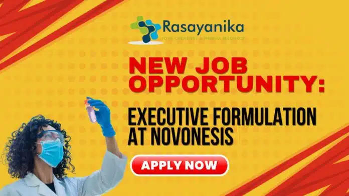 New Opportunity Executive Formulation Job at Novonesis – Apply Today New Opportunity: Executive Formulation Job at Novonesis – Apply Today