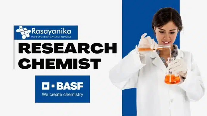 Research Chemist Job at BASF, Navi Mumbai — Apply Now! Research Chemist Job at BASF, Navi Mumbai — Apply Now!