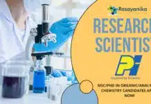 Research Scientist at PI Industries – Apply Now! Research Scientist at PI Industries - MScPhD in OrganicAnalytical Chemistry Candidates Apply Now!