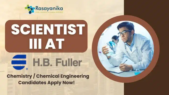 Scientist Job at HB Fuller Scientist Job at HB Fuller