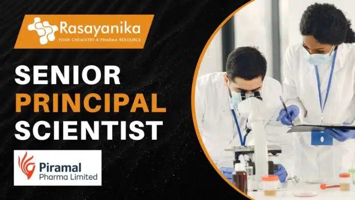 Senior Principal Scientist Analytical Leader Piramal Pharma Senior Principal Scientist Analytical Leader Piramal Pharma